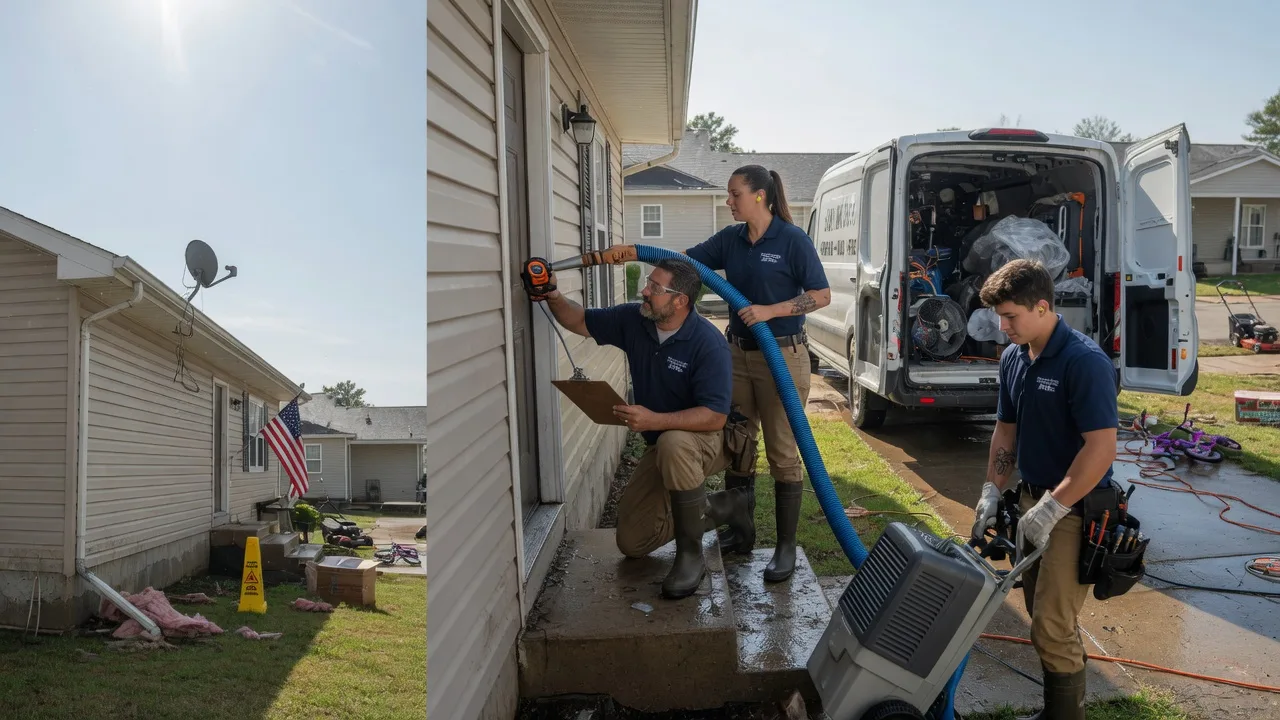 Ceiling Water Damage Restoration in Claire City, SD near me